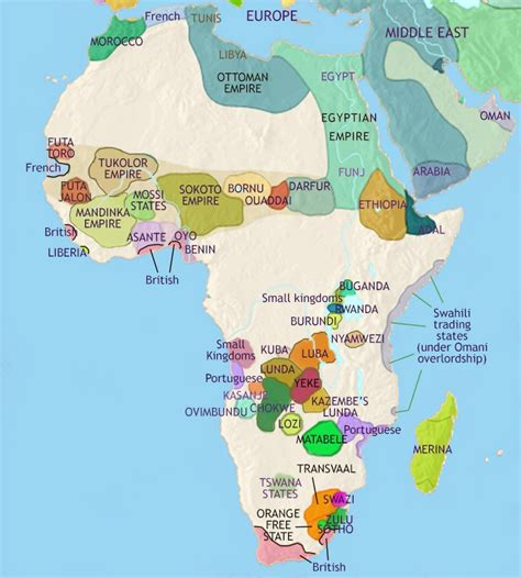 Map of Africa, 979 CE: History of Medieval Kingdoms | TimeMaps