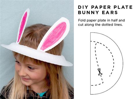 Maiko Nagao: DIY Paper plate Easter bunny ears in 2 minutes! By Alpha Mom