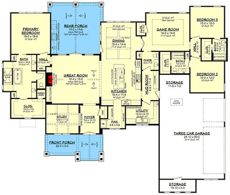 One Floor Home Plans With Photos - floorplans.click