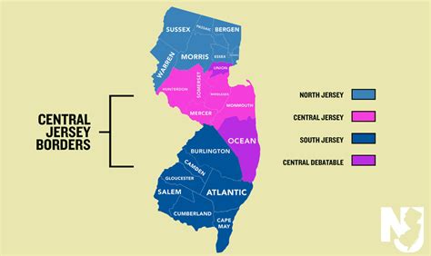 The Politics of Defining Central New Jersey - Geography Realm