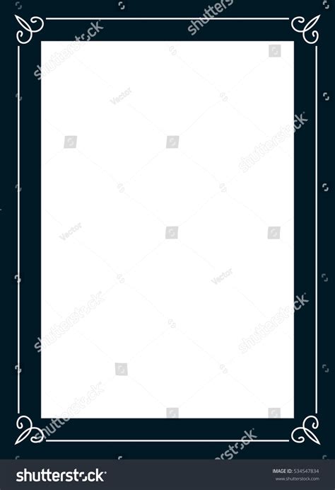 Photo Picture Art Frame Border Passepartout Stock Vector (Royalty Free ...