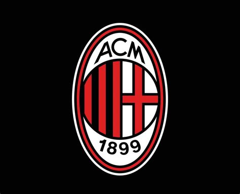 AC Milan Club Logo Symbol Serie A Football Calcio Italy Abstract Design ...