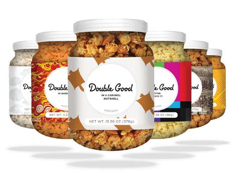 Double Good Popcorn Wants To Spread The Good With Every Bag | Dieline