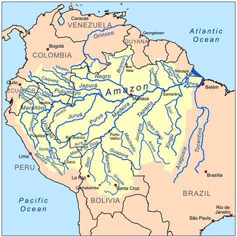 Amazon basin - Wikipedia