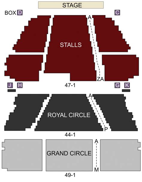 Lyceum Theatre Seating Chart