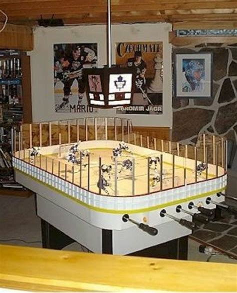 Custom Rod Hockey in 2021 | Hockey room, Custom rods, Table games