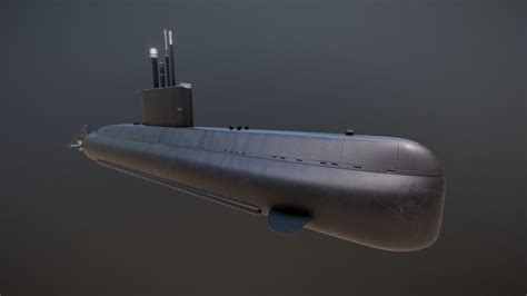 KoreaNavy -Jang bogo- Class(Type209) Submarine - Download Free 3D model ...