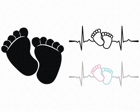 Baby Footprint SVG Baby Feet SVG Baby Footprint Silhouette | Etsy in 2021 | Baby svg, Baby ...