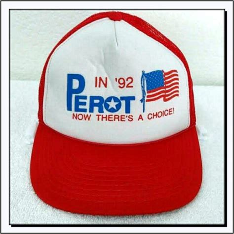 Ross Perot (1992) | Trucker hat, Hats, Trucker