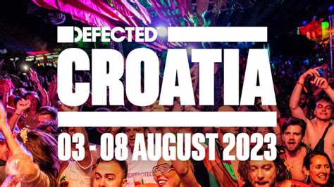 Defected Croatia 2023 Lineup - Aug 3 - 8, 2023