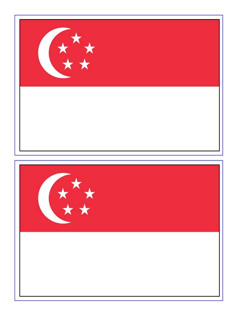 Singapore Flag | Templates at allbusinesstemplates.com