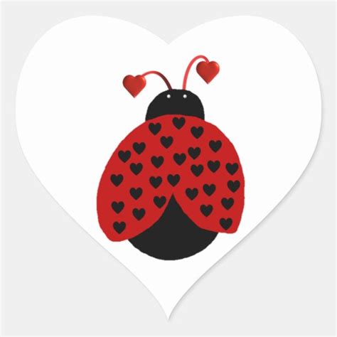 Love Bug Sticker | Zazzle.com