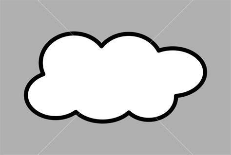 Cloud Cartoon : Thinking cartoon clouds (balloons) info motion graphic animation ( royalty free ...