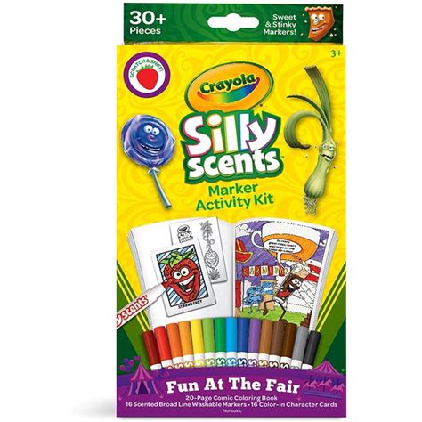 Crayola Silly Scents Coloring Book & Scented Markers, Fair Coloring Pages, Gift - Walmart.com ...