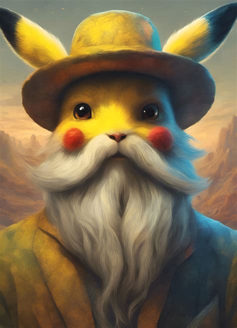 Pika The Wise - AI Generated Artwork - NightCafe Creator