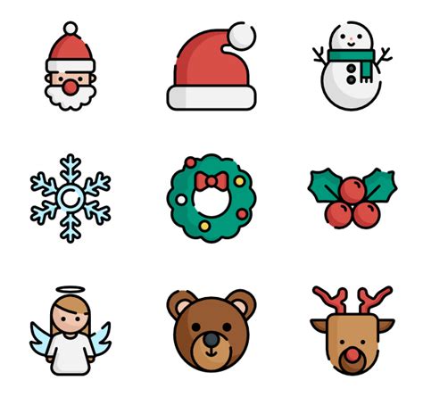 50 free icons of Christmas designed by Freepik | Cute stickers ...