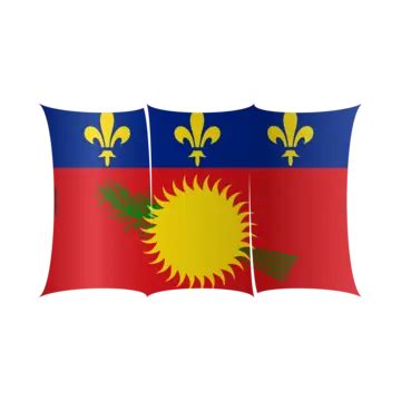 Guadeloupe Flag Vector, Guadeloupe, Flag, Isolated PNG and Vector with Transparent Background ...