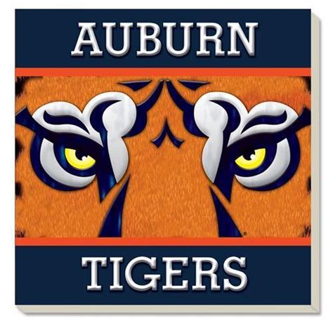 War Eagle- Auburn Tiger Eyes Coaster (4 Pack)- Alumni Hall