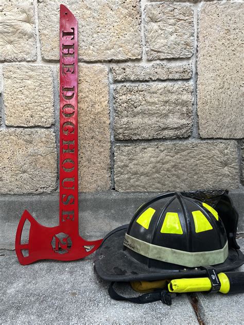 Firefighter Axe Maltese Cross - Countryside Cuts Metalworks