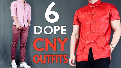 TOP 6 Chinese New Year Outfits | How to Wear RED - YouTube