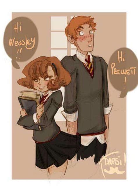 Adorable Arthur and Molly Fan Art : r/harrypotter