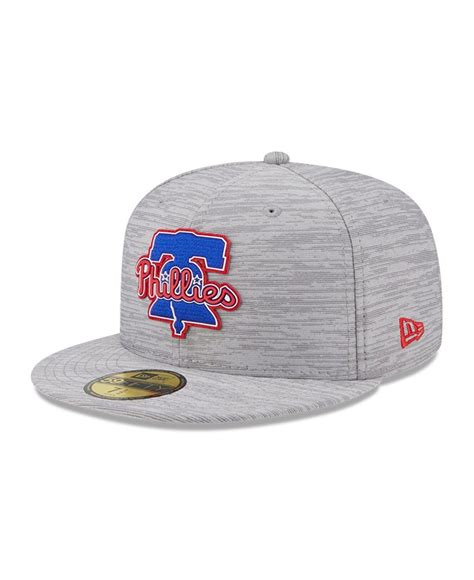 KTZ Gray Philadelphia Phillies 2023 Clubhouse 59fifty Fitted Hat for Men | Lyst