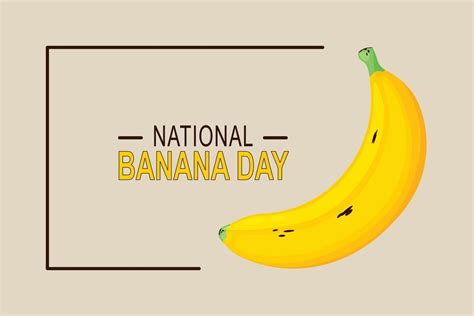 National Banana Day background. 21771085 Vector Art at Vecteezy