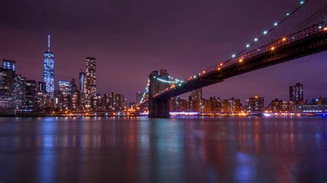 Brooklyn Bridge Night Wallpapers - Top Free Brooklyn Bridge Night Backgrounds - WallpaperAccess