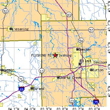 Flushing, Michigan (MI) ~ population data, races, housing & economy