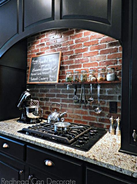 5 Gorgeous Brick DIY Backsplash Tutorials