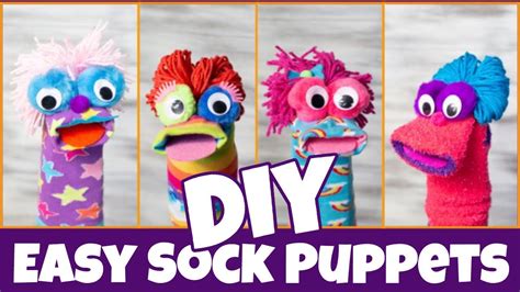 How to Make Sock Puppets | Fast and Easy DIY | Fun Sock Creations ...