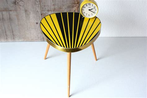 Plant stand, small coffee table, flower stool, tripod, bedside / side table, nightstand, Mid ...