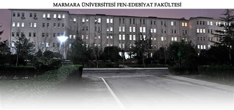 Faculty of Arts and Sciences - Marmara University