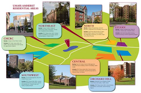 Map Of Umass Amherst | Color 2018