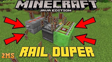 RAIL DUPLICATOR | Minecraft 1.19 - YouTube