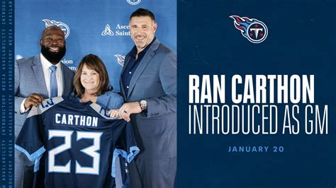 Ran Carthon Introduced as Titans GM