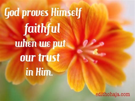 12 QUOTES ON GOD’S FAITHFULNESS | Edith Ohaja