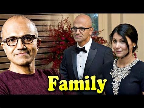 Satya Nadella Family With Daughter,Son and Wife Anupama Nadella 2022 in ...