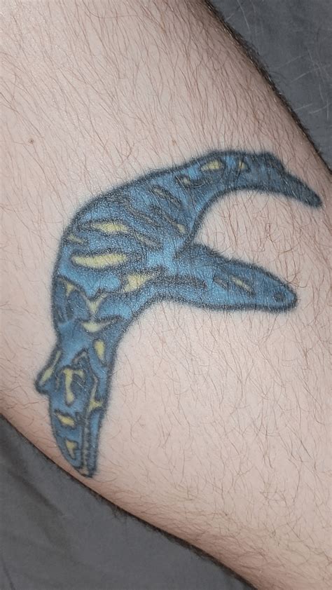 It's a magical Liopleurodon Charlie! : r/shittytattoos