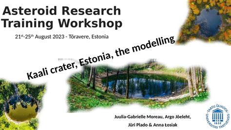 (PDF) Kaali crater, Estonia, the modelling