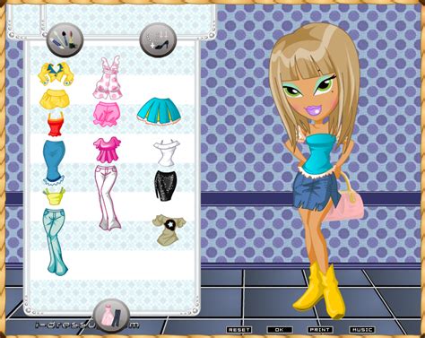 Bratz Doll Dressup Makeover - Play Online on Flash Museum 🕹️