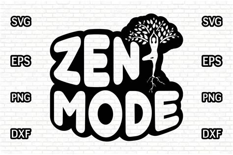 Zen Mode Graphic by Jennifer Art · Creative Fabrica