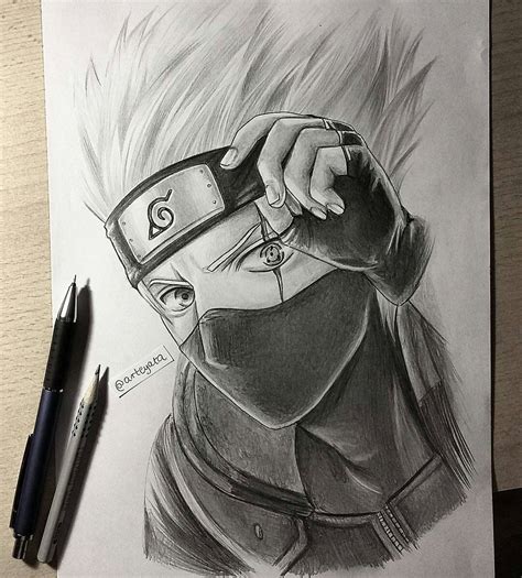 Naruto Kakashi Hatake Drawing Pics - Drawing Skill