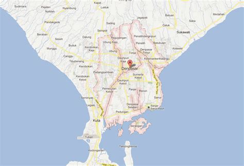 Denpasar Map and Denpasar Satellite Images