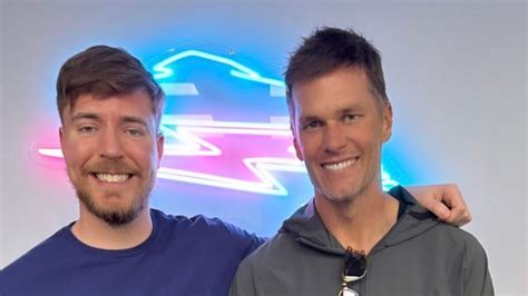 Tom Brady visits MrBeast in Greenville