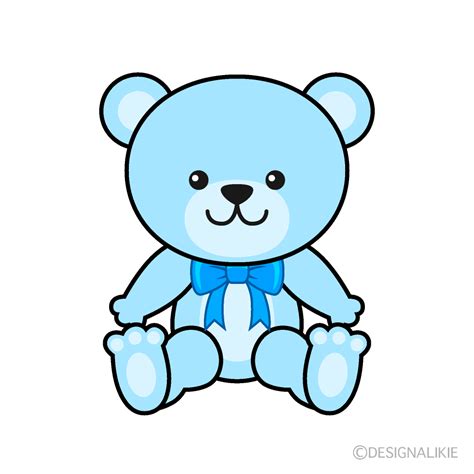 Blue Teddy Bear Clip Art