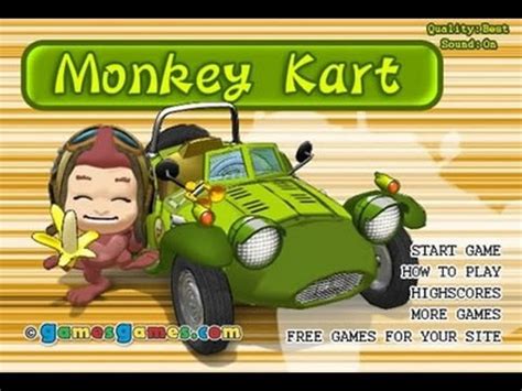 Monkey Kart - YouTube