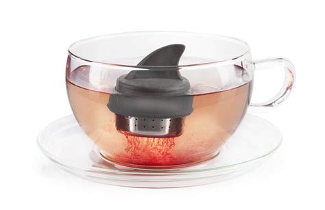 The Shark Fin Tea Infuser Will Slowly and Hauntingly Steep Your Tea | Foodiggity