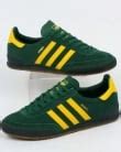 Adidas Jeans Trainers Green,Yellow,Mk2,Suede,Originals,Mk1