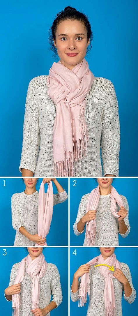 How to wear scarves ideas tie a scarf 36+ Ideas for 2019 | Ways to wear a scarf, How to wear ...